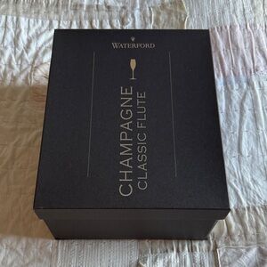 NWT Waterford Champagne Classic Flute Boxed Pair (2 glasses)